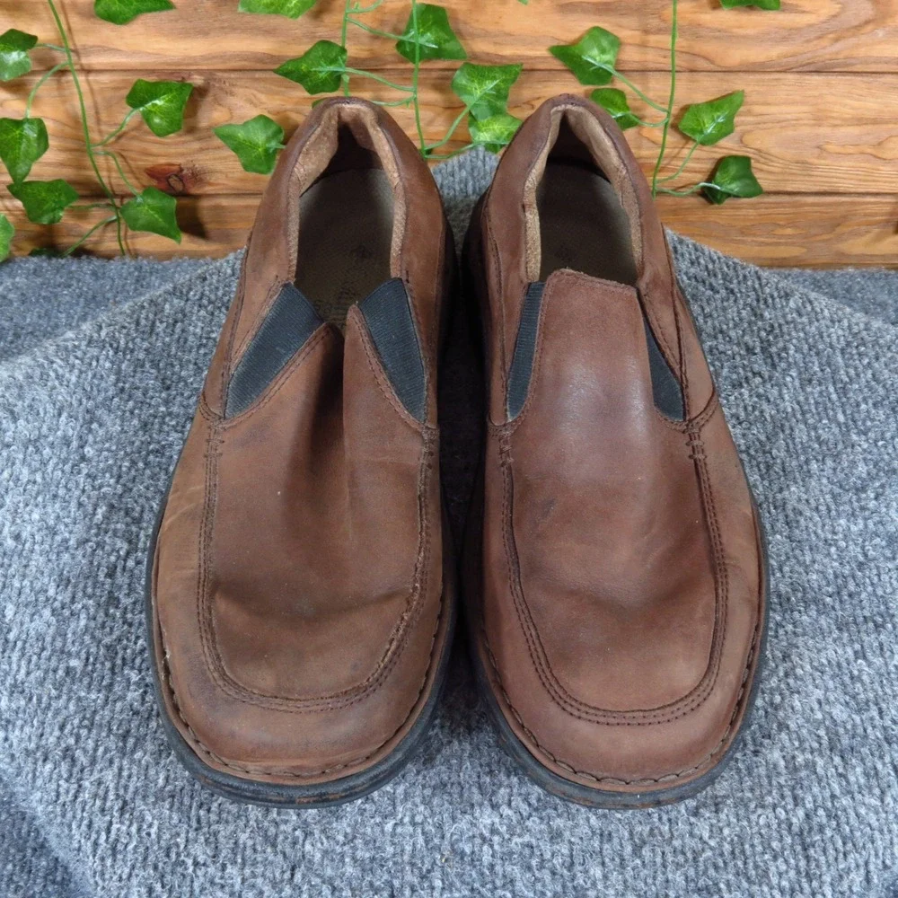 Columbia Big Pines Mens Slip On Loafers Size 9.5 Outdoor Walking Brown Leather